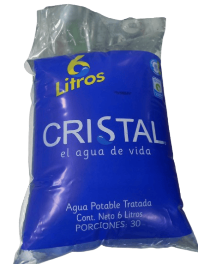 Agua Cristal Bolsa - 6 litros