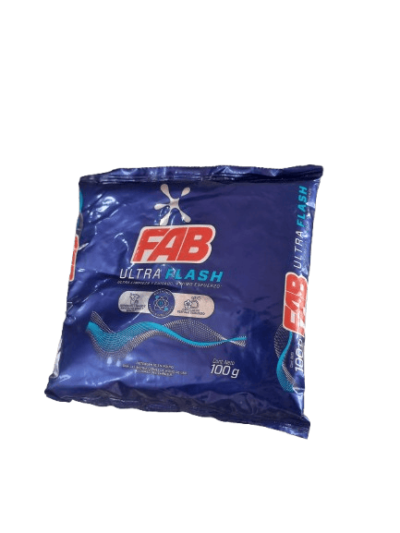 Detergente en Polvo Fab - 100 g (pequeño)