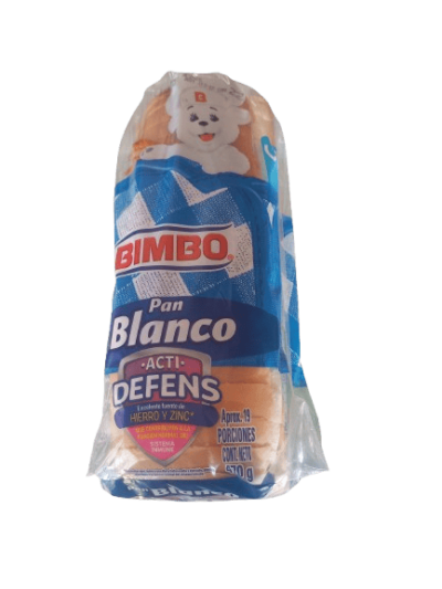 Pan Tajado Bimbo Blanco - 470 g (mediano)