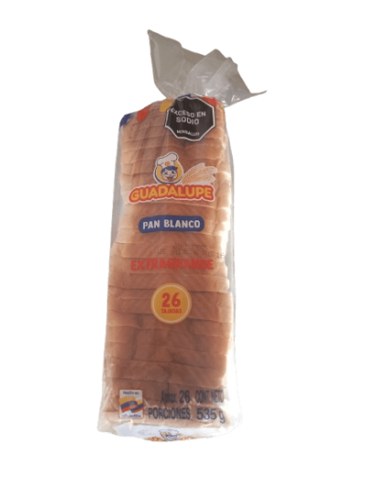 Pan Tajado Guadalupe Blanco - 535 g (grande)