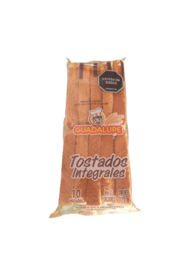 Tostados Guadalupe Integral - 10 unidades (mediano)