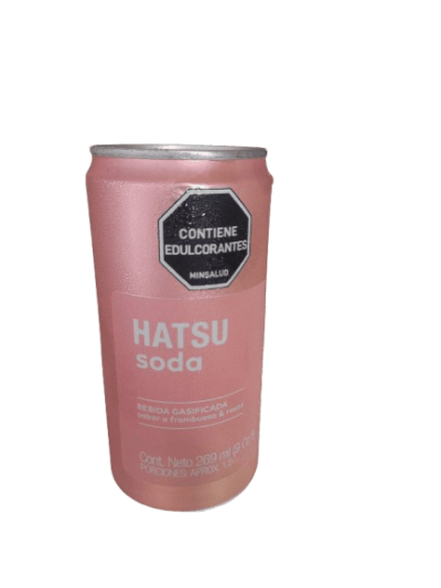 Soda Hatsu Frambuesa -269 ml (lata-personal)