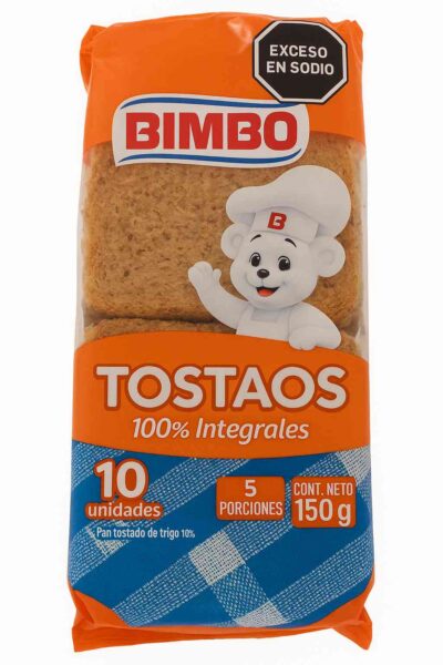 Tostados Bimbo Integral - 10 unidades (mediano)