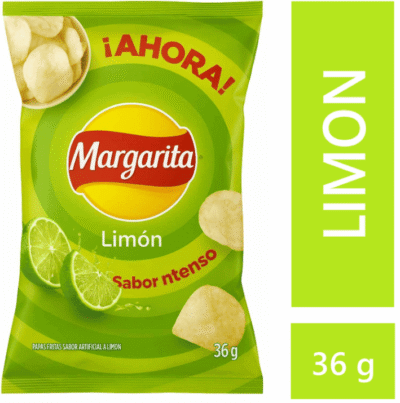 Pasabocas Papas Margarita Limon - 36 g (pequeño)