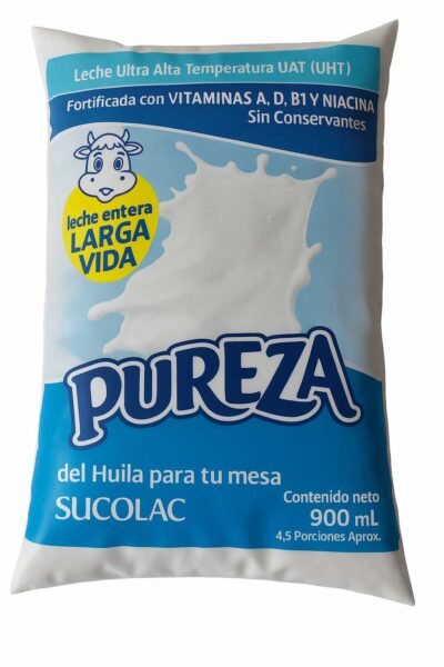 Leche Entera Pureza - 900 ml (mediano)