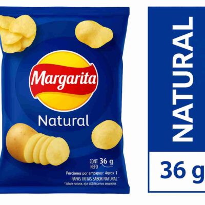 Pasabocas Papas Margarita Natural - 36 g (pequeño)