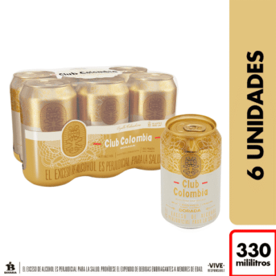 Cerveza Club Colombia x6 Unidades (Six Pack)