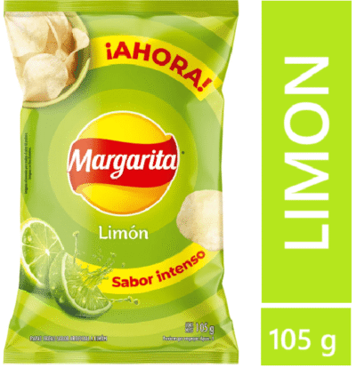 Pasabocas Papas Margarita Limon - 105 g (mediano)