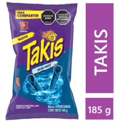 Pasabocas Takis Blue - 185 g (mediano)