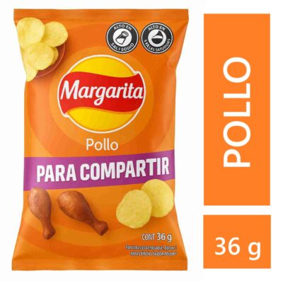 Pasabocas Papas Margarita Pollo – 36 g (pequeño)