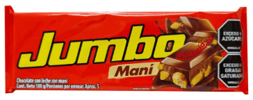 Chocolatina Jumbo - 90 g (mediana)